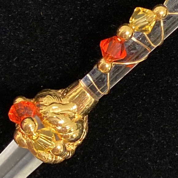 Boutique Hippie Healing wire wrap crystal necklace - Picture 8 of 11